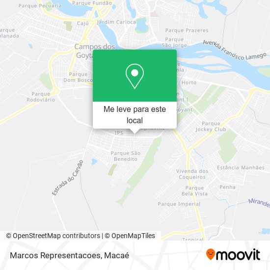 Marcos Representacoes mapa