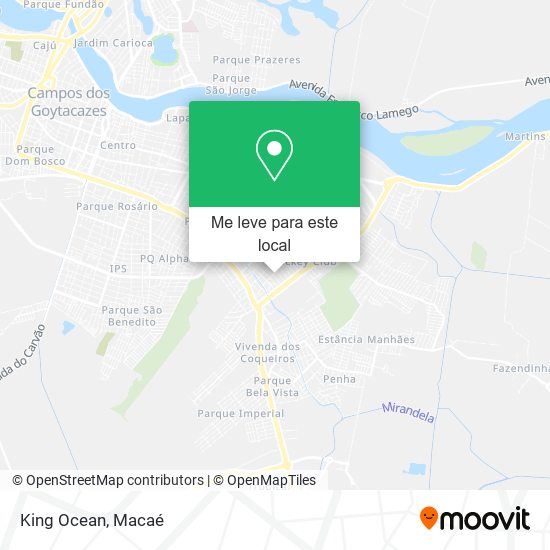 King Ocean mapa