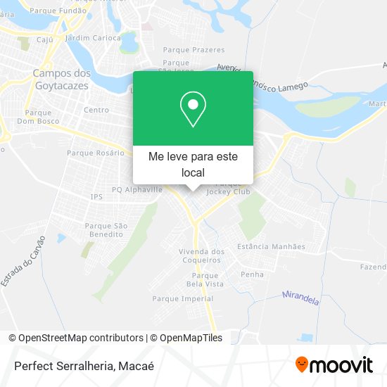 Perfect Serralheria mapa
