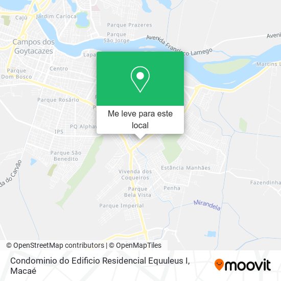 Condominio do Edificio Residencial Equuleus I mapa