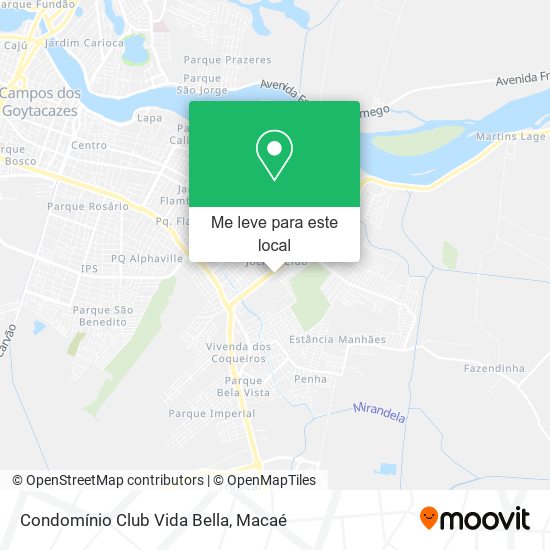 Condomínio Club Vida Bella mapa