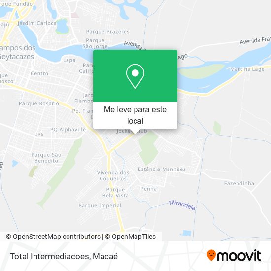 Total Intermediacoes mapa