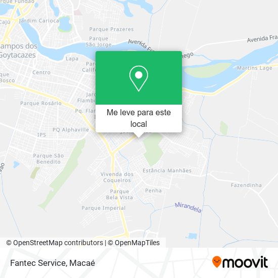 Fantec Service mapa