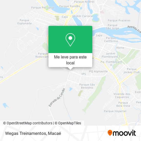 Wegas Treinamentos mapa