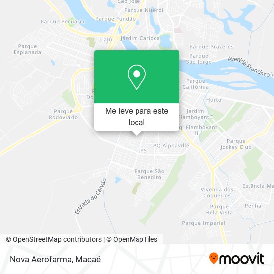 Nova Aerofarma mapa