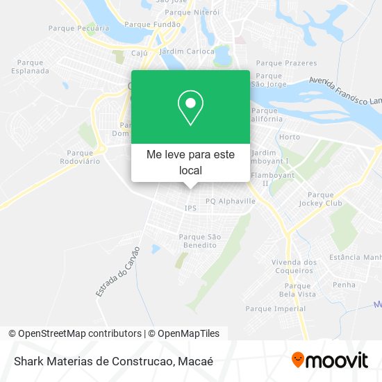 Shark Materias de Construcao mapa