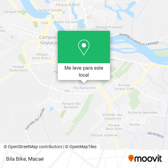 Bila Bike mapa