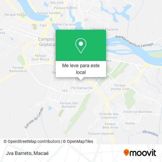Jva Barreto mapa