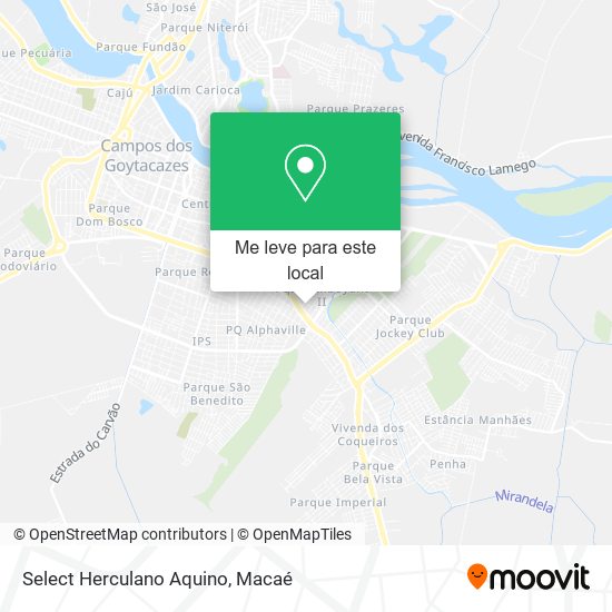 Select Herculano Aquino mapa