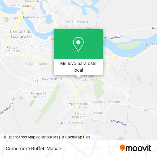 Comemore Buffet mapa