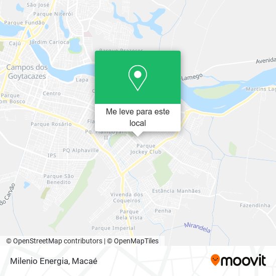 Milenio Energia mapa
