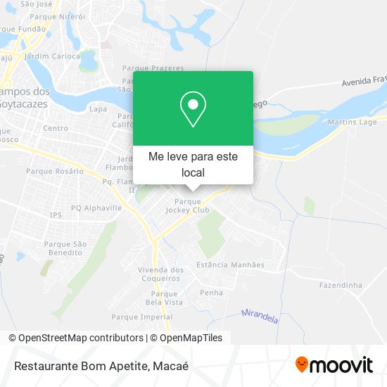 Restaurante Bom Apetite mapa