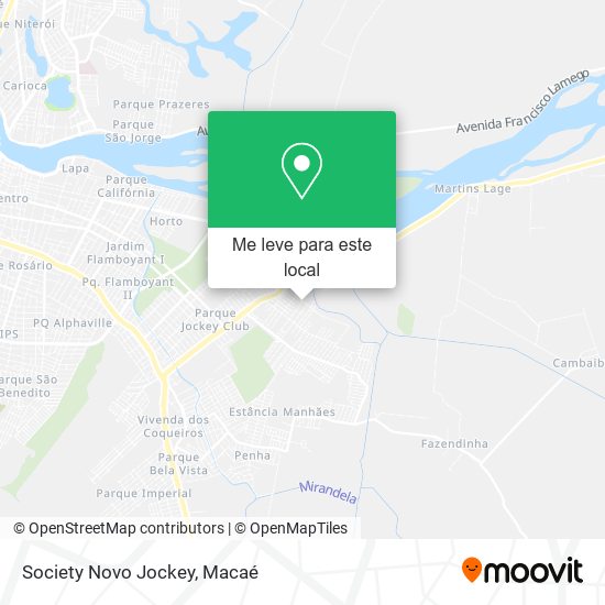 Society Novo Jockey mapa