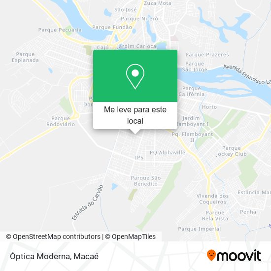 Óptica Moderna mapa