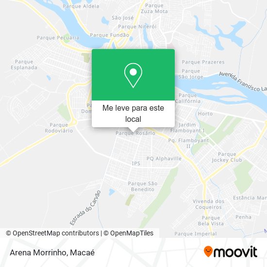 Arena Morrinho mapa