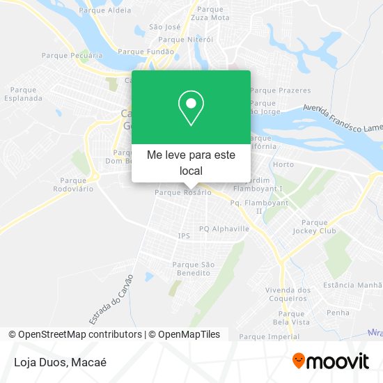 Loja Duos mapa