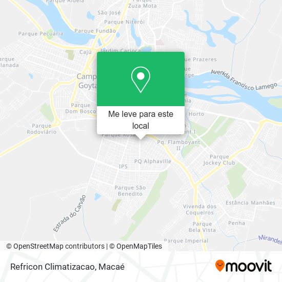 Refricon Climatizacao mapa