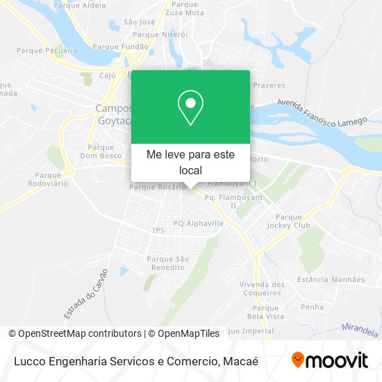Lucco Engenharia Servicos e Comercio mapa