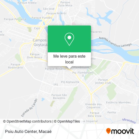 Psiu Auto Center mapa