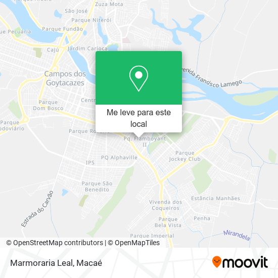 Marmoraria Leal mapa