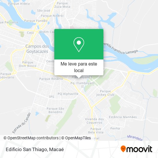Edificio San Thiago mapa