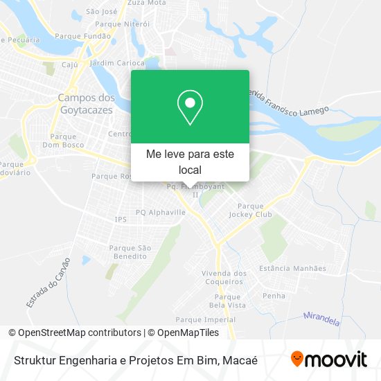 Struktur Engenharia e Projetos Em Bim mapa