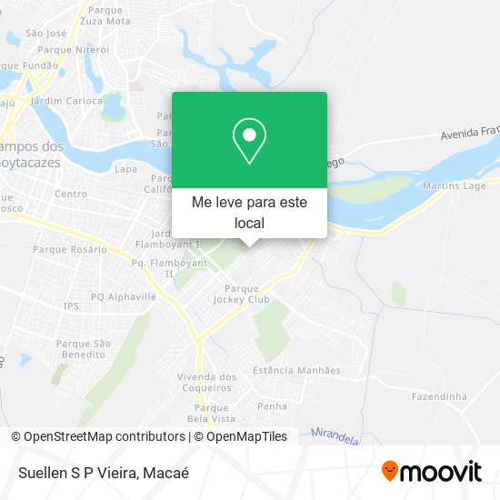 Suellen S P Vieira mapa