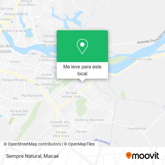 Sempre Natural mapa