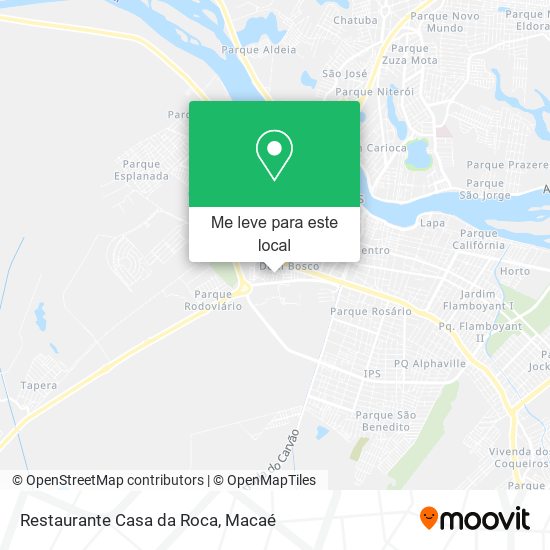Restaurante Casa da Roca mapa