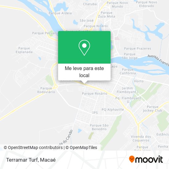 Terramar Turf mapa