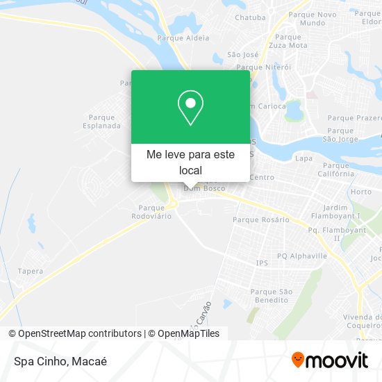 Spa Cinho mapa