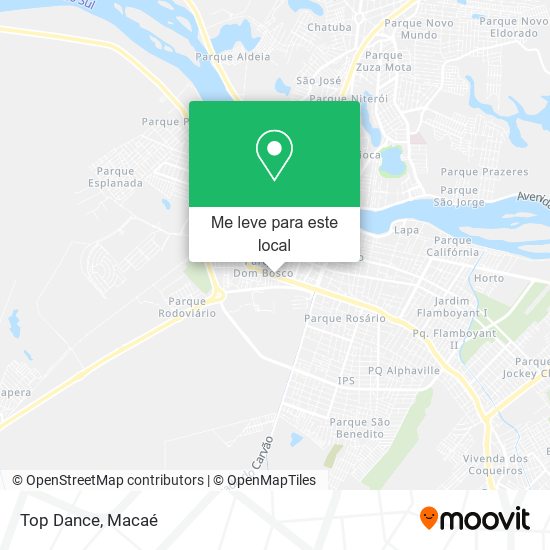 Top Dance mapa