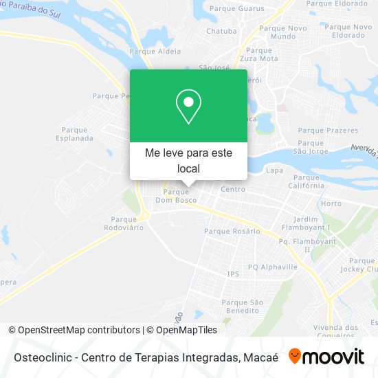 Osteoclinic - Centro de Terapias Integradas mapa