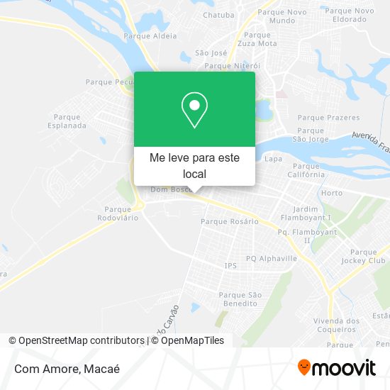 Com Amore mapa