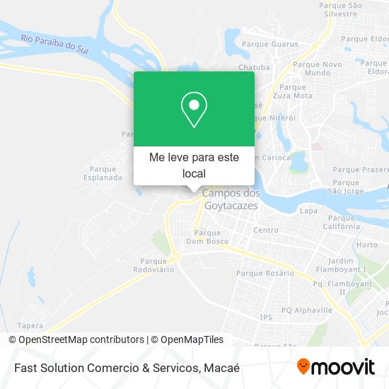 Fast Solution Comercio & Servicos mapa