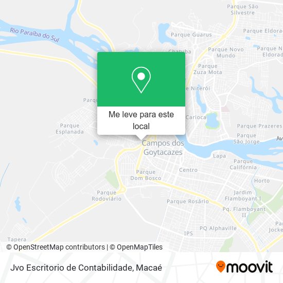 Jvo Escritorio de Contabilidade mapa