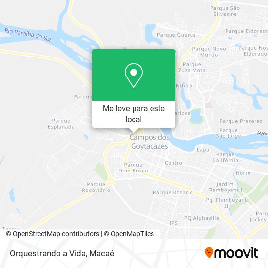 Orquestrando a Vida mapa