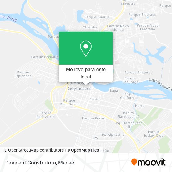 Concept Construtora mapa
