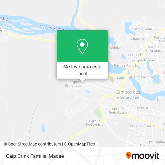 Caip Drink Familia mapa