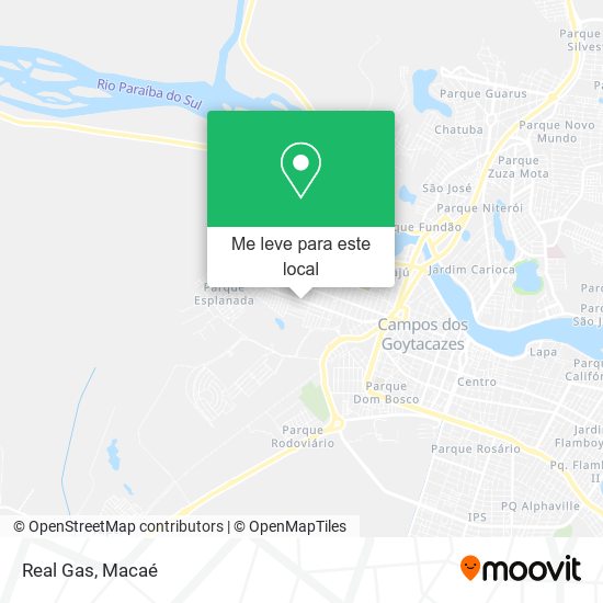 Real Gas mapa