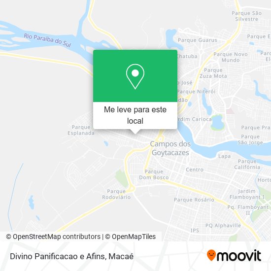 Divino Panificacao e Afins mapa