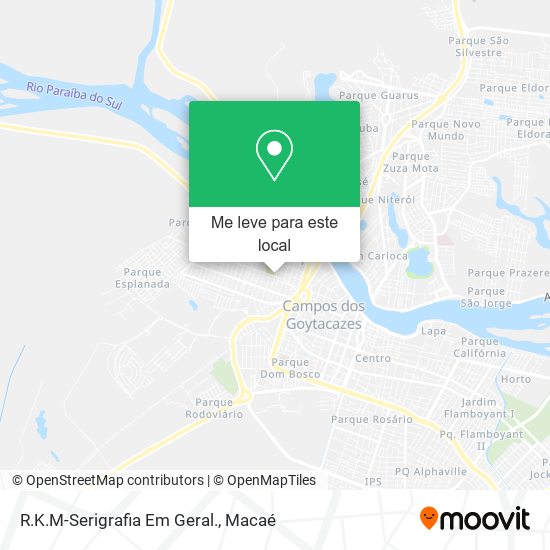 R.K.M-Serigrafia Em Geral. mapa