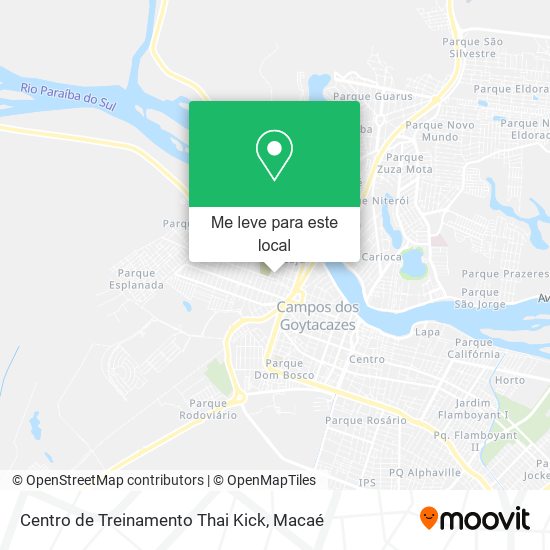 Centro de Treinamento Thai Kick mapa
