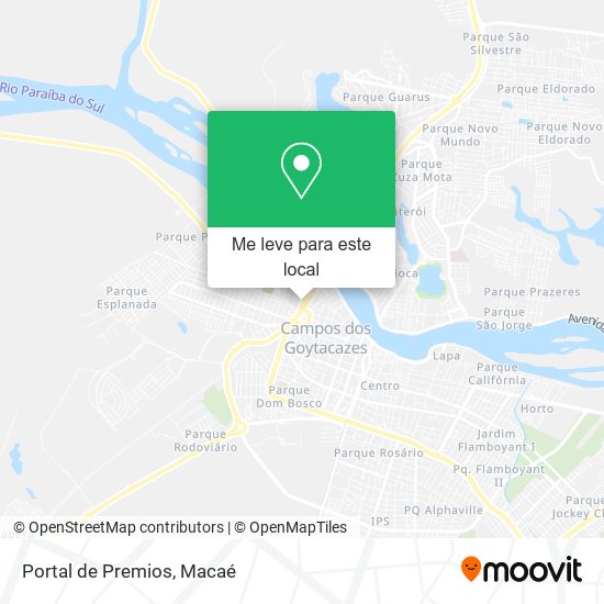 Portal de Premios mapa