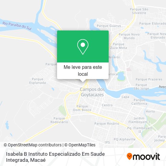 Isabela B Instituto Especializado Em Saude Integrada mapa