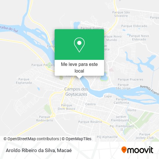 Aroldo Ribeiro da Silva mapa
