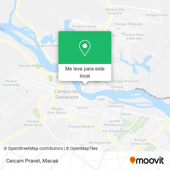 Ceicam Pravet mapa