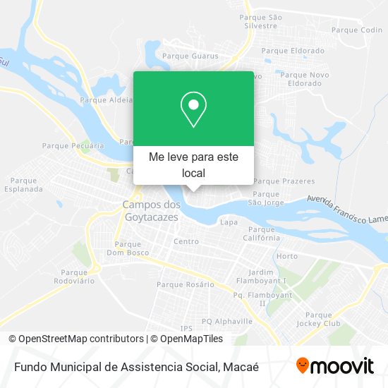 Fundo Municipal de Assistencia Social mapa