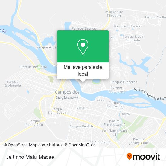 Jeitinho Malu mapa
