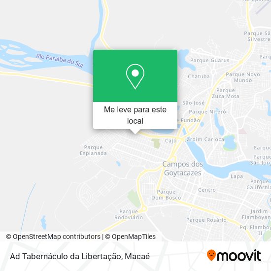Ad Tabernáculo da Libertação mapa